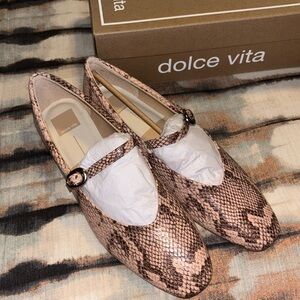 Dolce Vita (Stella) Snake Print Mary Jane’s